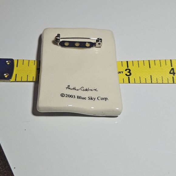 Heather Goldminc Blue Sky Clayworks "An Incredible Teacher” Teacher Pin Brooch - Picture 6 of 10